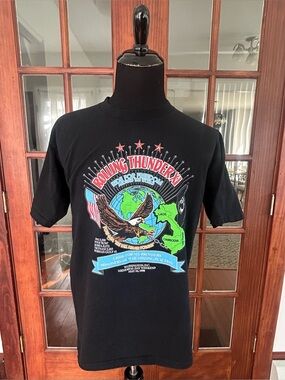 Vintage Harley Davidson Rolling Thunder X Washington D.C. 1998 Tee Shirt XL